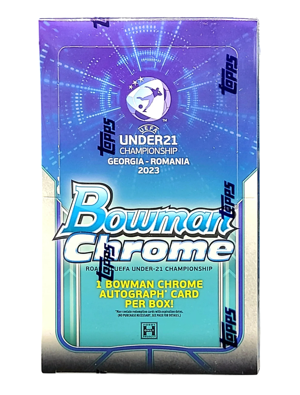 2022 Topps Bowman Chrome: Road to UEFA Under 21 European Championship Soccer Hobby Box