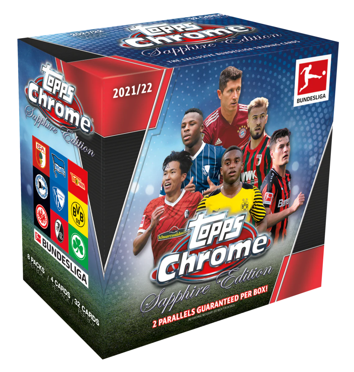 2021/22 Topps Chrome Bundesliga Soccer Sapphire Edition Box