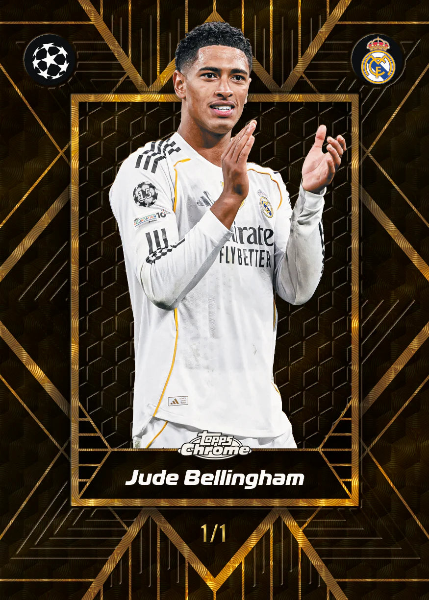 2025/26 Topps UEFA Club Competitions Chrome Soccer - Mega Box