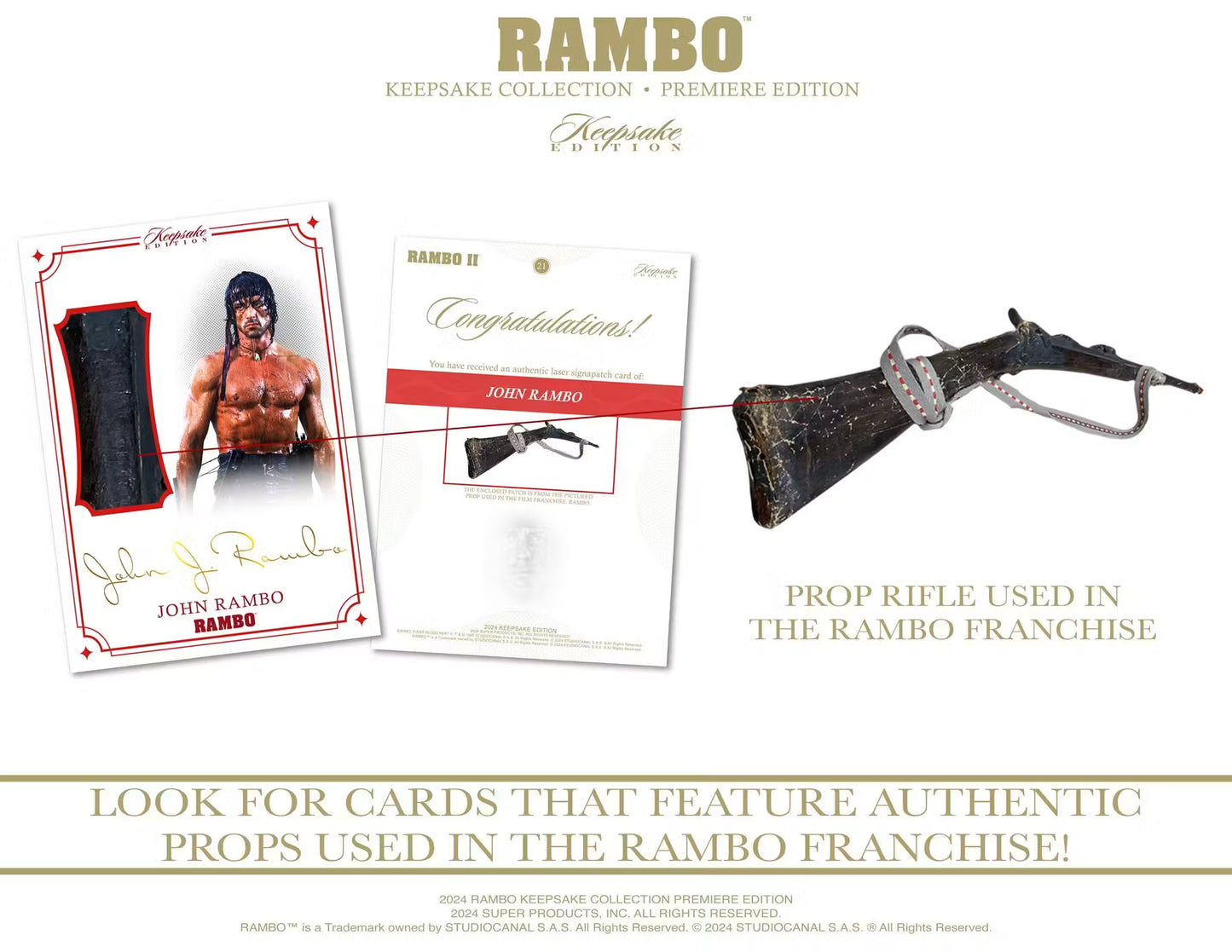 2024 Keepsake Rambo Collection Premiere Edition - Hobby Box