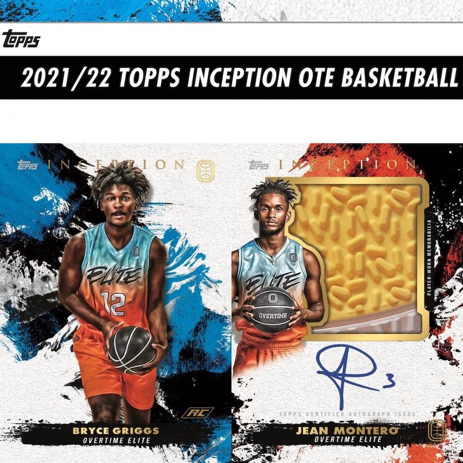 2021/22 Topps Inception Overtime Elite Basketball - Hobby Box