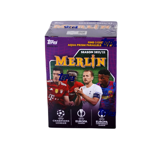 2021/22 Topps UEFA Champions League Merlin Chrome Soccer - Blaster Box