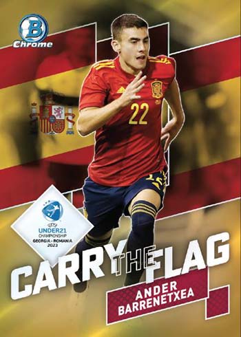 2022 Topps Bowman Chrome: Road to UEFA Under 21 European Championship Soccer - Hobby Box