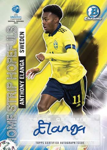 2022 Topps Bowman Chrome: Road to UEFA Under 21 European Championship Soccer - Hobby Box