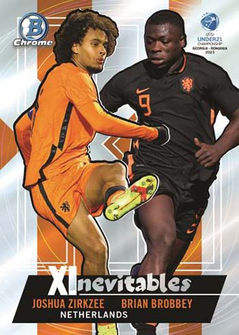 2022 Topps Bowman Chrome: Road to UEFA Under 21 European Championship Soccer - Hobby Box