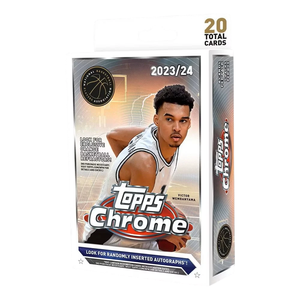 2023/24 Topps Chrome Basketball Hanger Pack Box