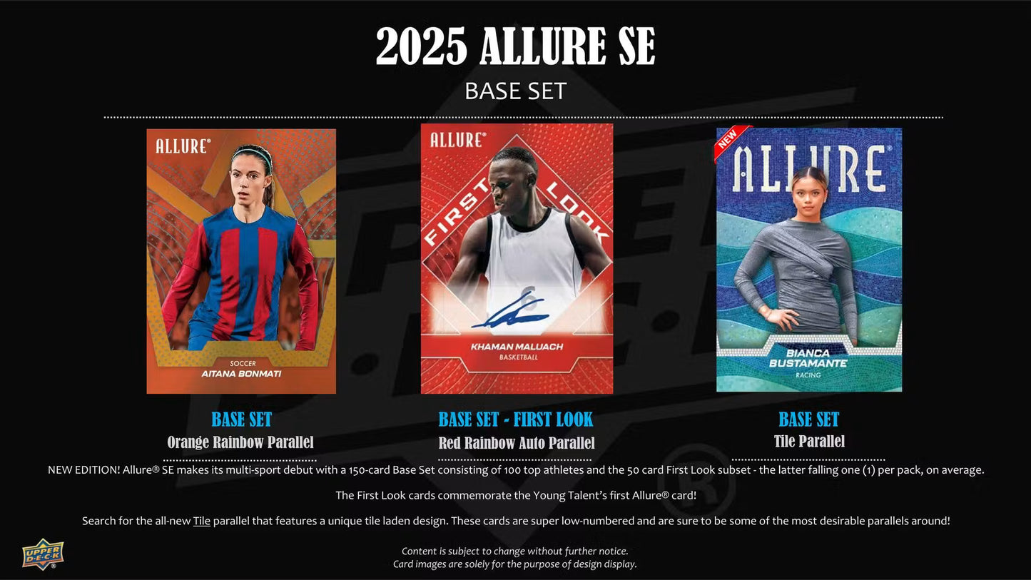 2025 Upper Deck Allure SE - Hobby Box