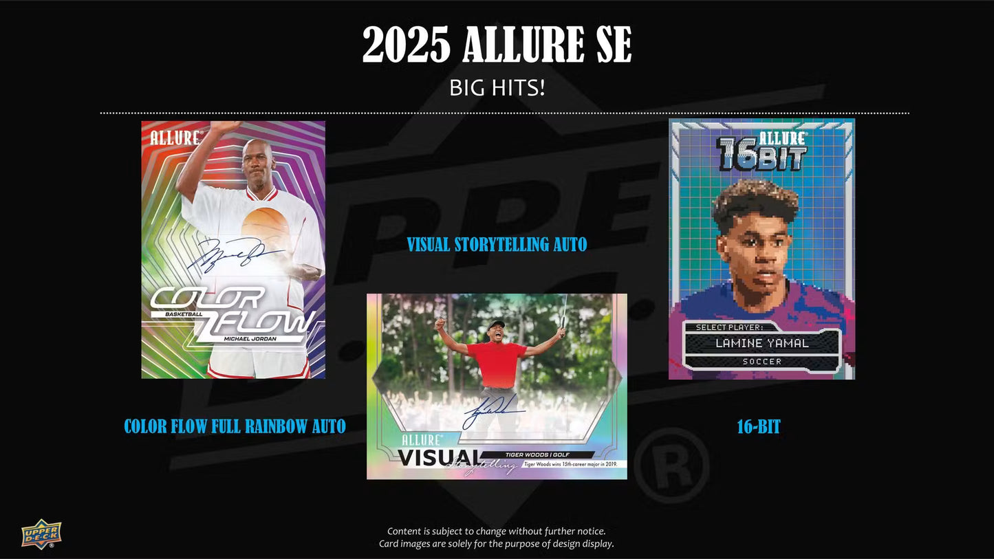 2025 Upper Deck Allure SE - Hobby Box
