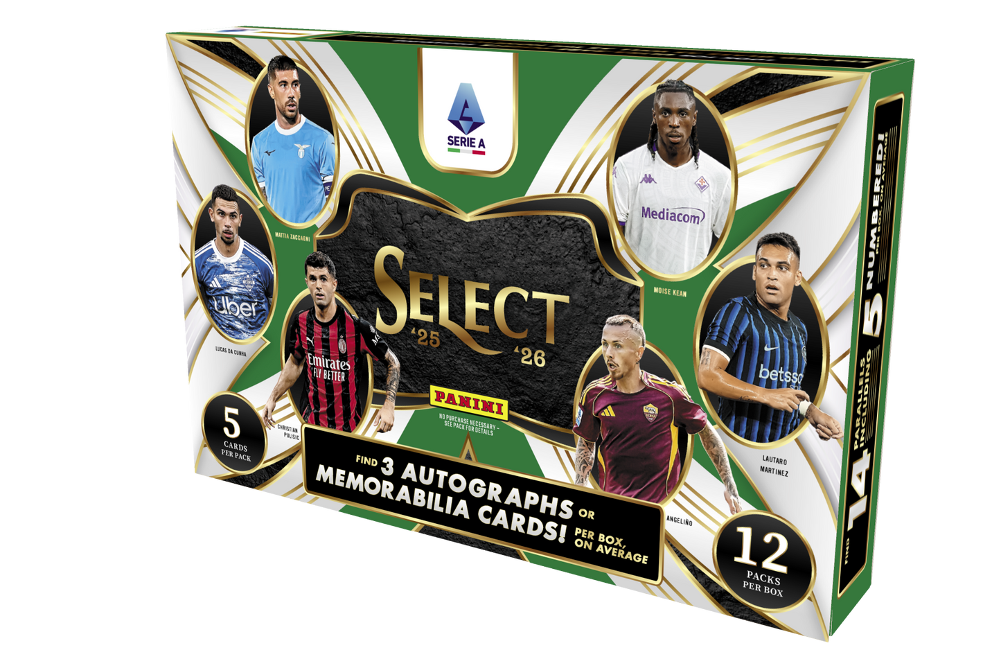 2025/26 Panini Select Serie A Soccer - Hobby Box