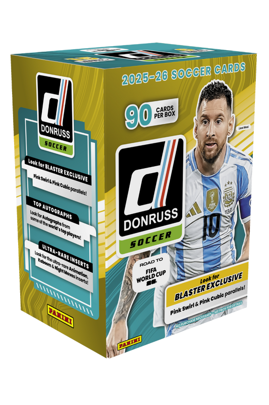 2025/26 Panini Donruss Road To FIFA World Cup 26 Soccer - Blaster Box