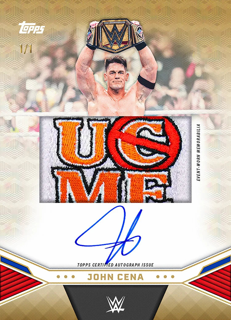 2025 Topps John Cena Commemorative Collection Box