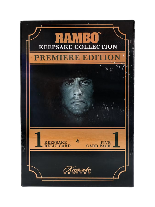 2024 Keepsake Rambo Collection Premiere Edition - Hobby Box
