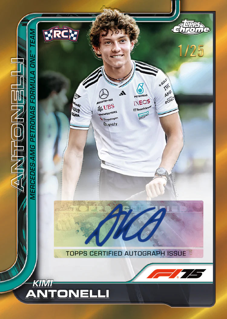 2025 Topps Chrome Formula 1 - Hobby Box