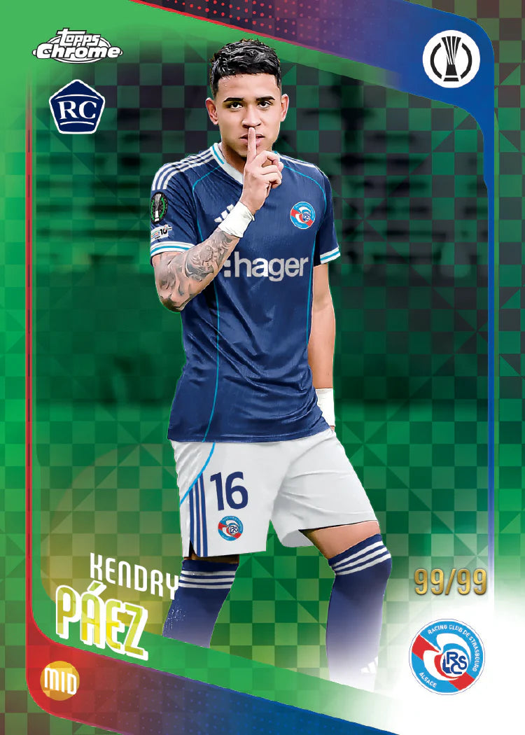 2025/26 Topps UEFA Club Competitions Chrome Soccer - Mega Box