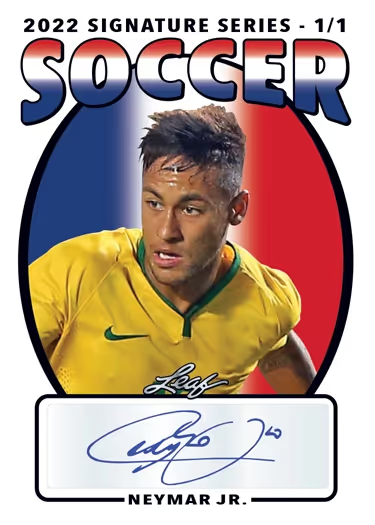 2022 Leaf 1/1 Signature Series Soccer - Hobby Box