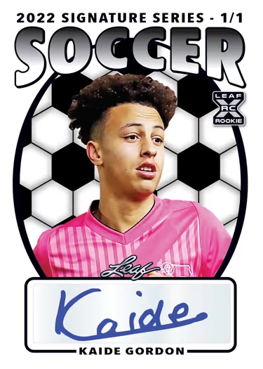 2022 Leaf 1/1 Signature Series Soccer - Hobby Box