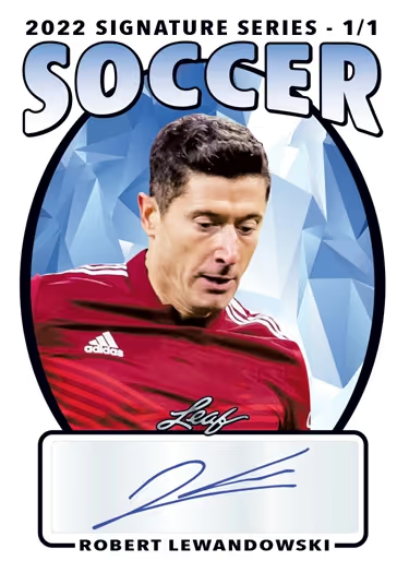 2022 Leaf 1/1 Signature Series Soccer - Hobby Box