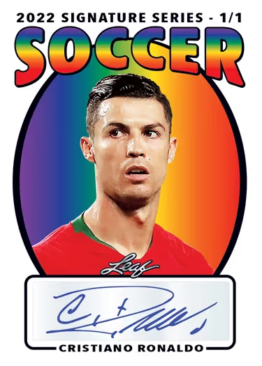 2022 Leaf 1/1 Signature Series Soccer - Hobby Box