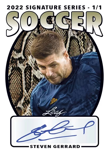 2022 Leaf 1/1 Signature Series Soccer - Hobby Box