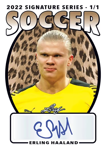 2022 Leaf 1/1 Signature Series Soccer - Hobby Box