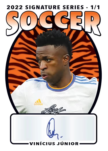 2022 Leaf 1/1 Signature Series Soccer - Hobby Box