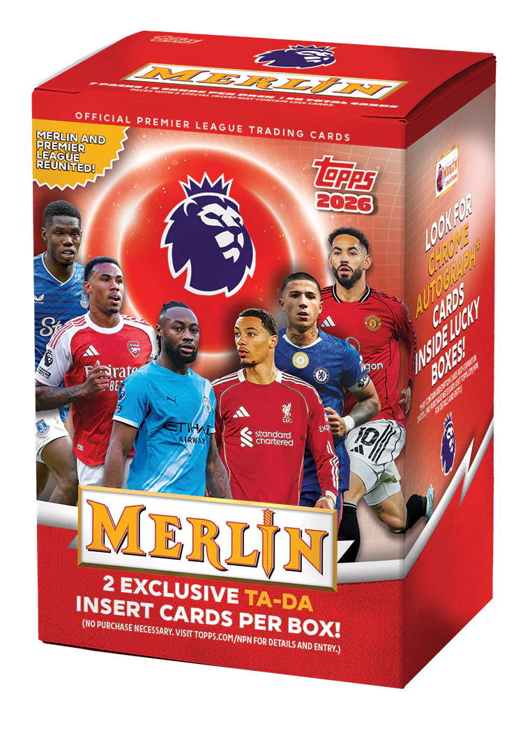 2026 Topps Merlin Premier League Soccer - Value Box