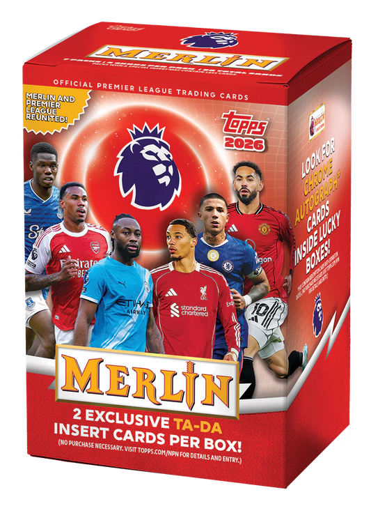 2026 Topps Merlin Premier League Soccer - Value Box
