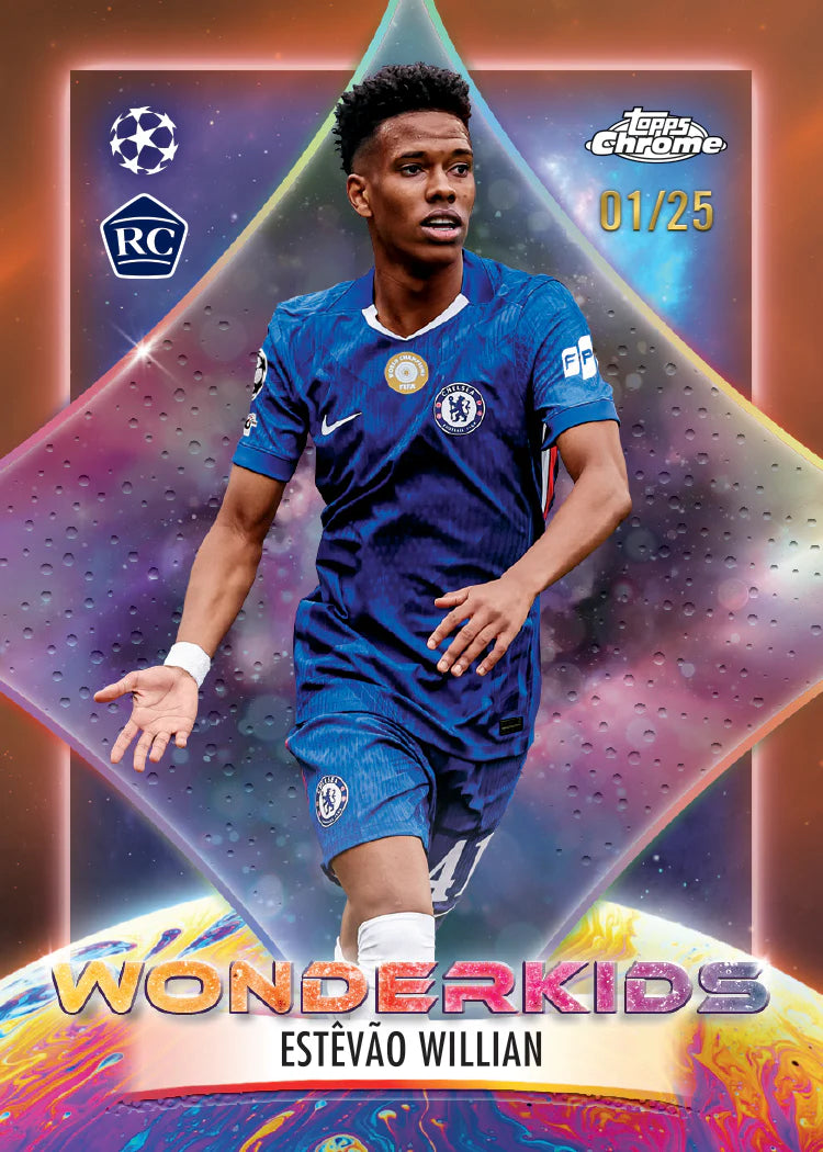 2025/26 Topps UEFA Club Competitions Chrome Soccer - Mega Box