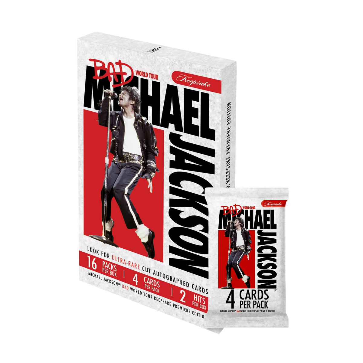 Michael Jackson BAD WORLD TOUR Keepsake Premiere Collection - Hobby Box