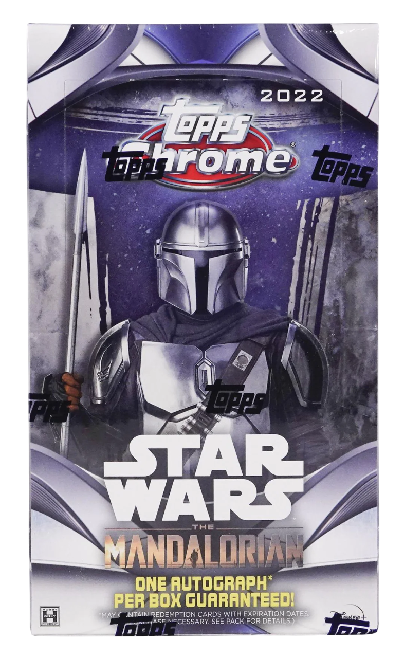 Topps Star Wars The Mandalorian Chrome Beskar Edition Hobby Box 2022