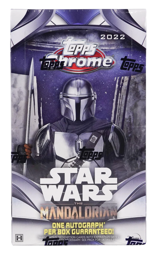 Topps Star Wars The Mandalorian Chrome Beskar Edition Hobby Box 2022