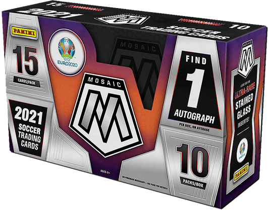 2020-21 Panini Mosaic UEFA Euro 2020 Soccer Hobby Box