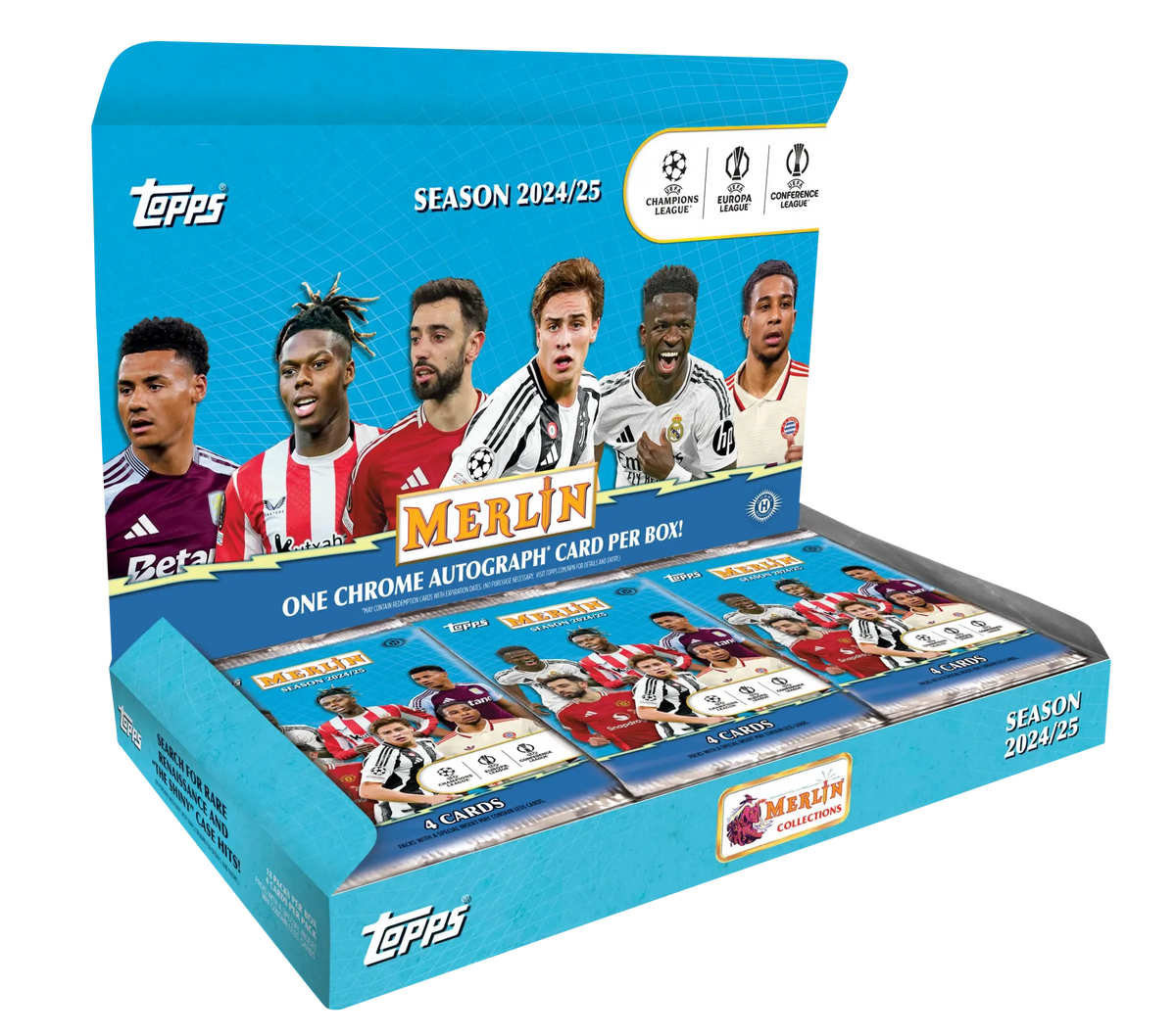 2024-25 Topps Merlin UEFA Club Competitions - Hobby Box