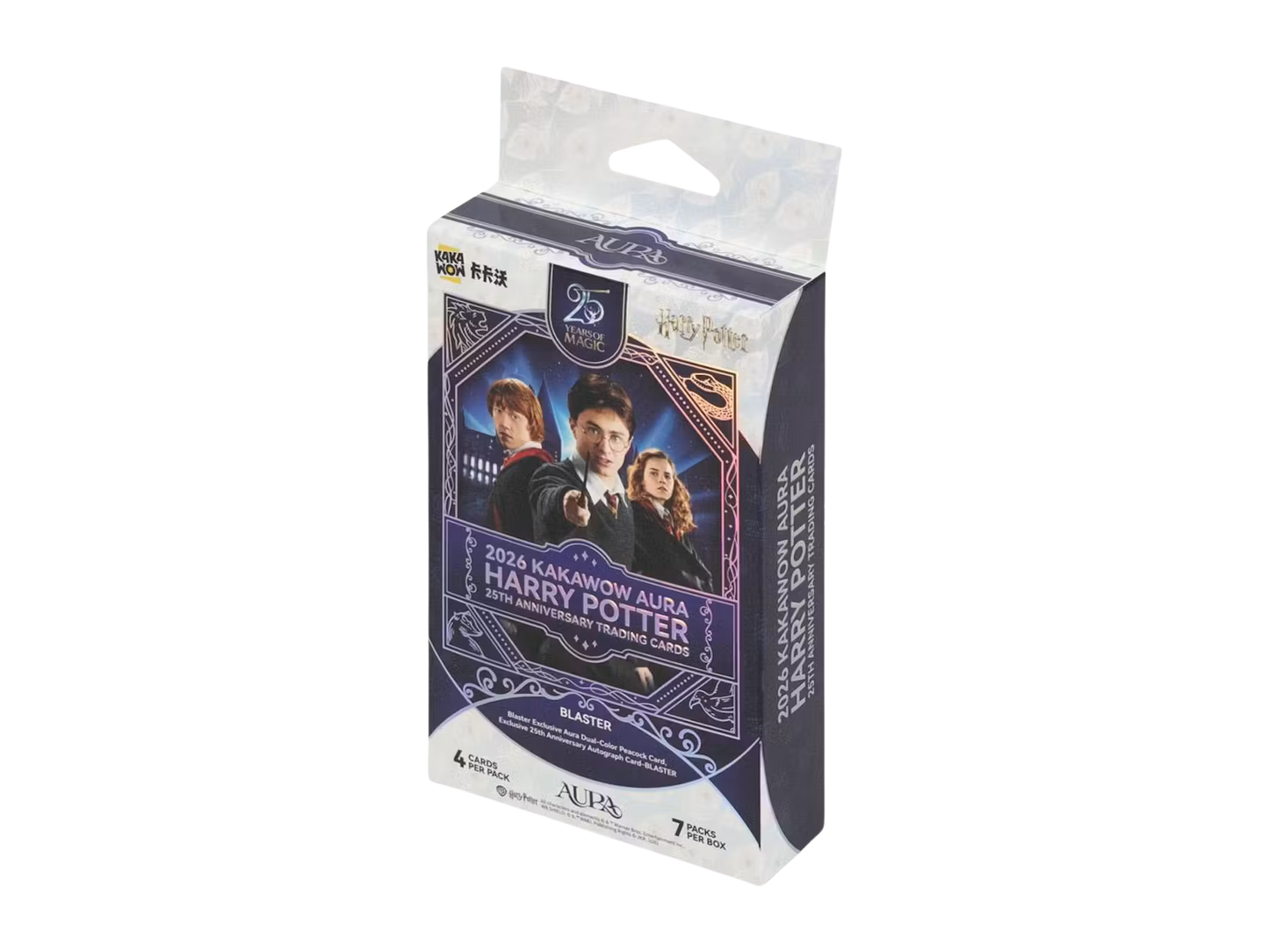 2026 Kakawow Aura Harry Potter 25th Anniversary Trading Cards - Blaster Box