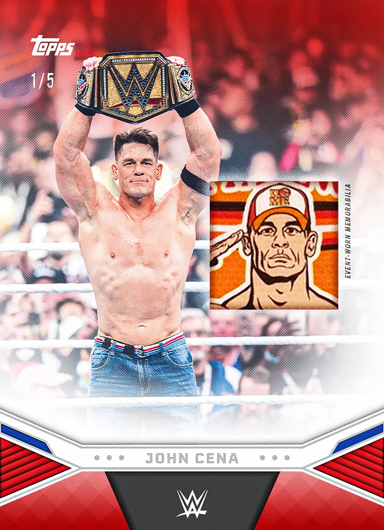 2025 Topps John Cena Commemorative Collection Box