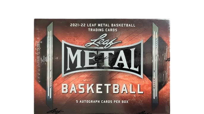 2021/22 Leaf Metal Basketball - Hobby Box