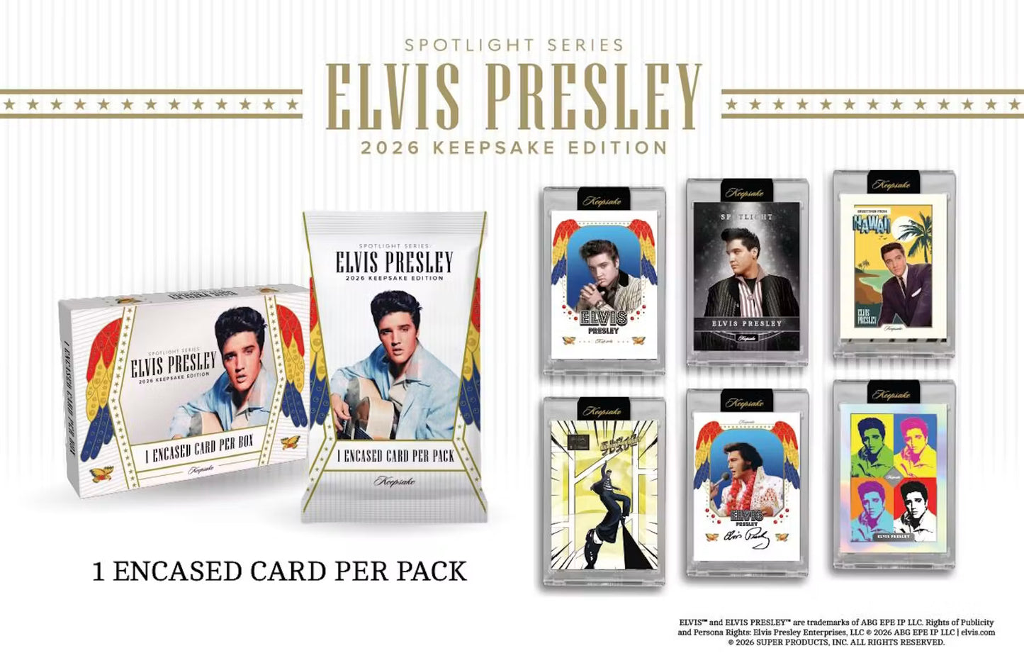 2026 Keepsake Elvis Presley Spotlight Series Hobby Box
