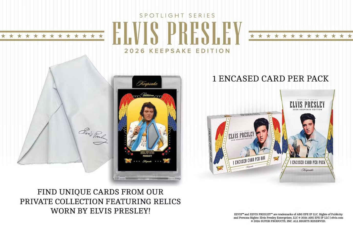 2026 Keepsake Elvis Presley Spotlight Series Hobby Box
