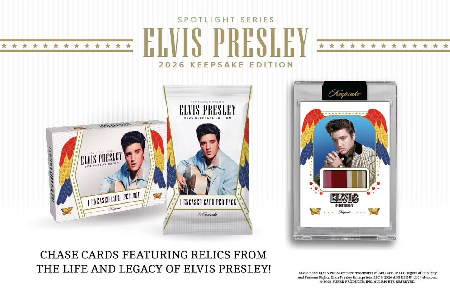 2026 Keepsake Elvis Presley Spotlight Series Hobby Box