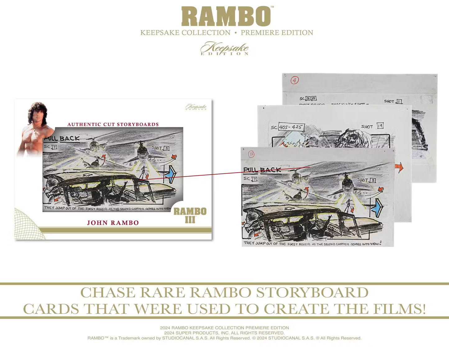 2024 Keepsake Rambo Collection Premiere Edition - Hobby Box