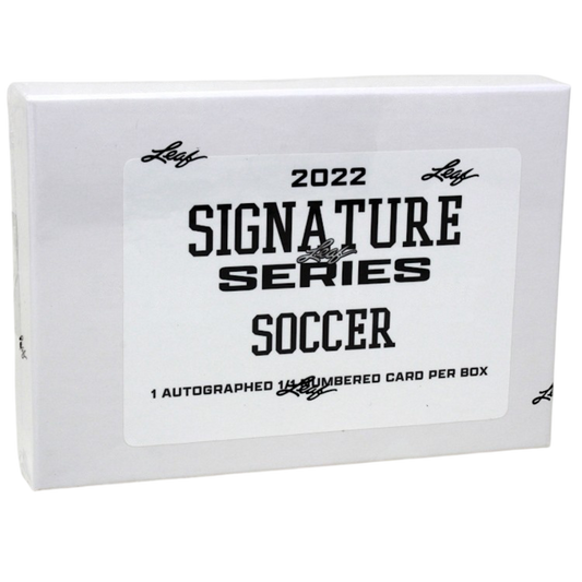 2022 Leaf 1/1 Signature Series Soccer - Hobby Box
